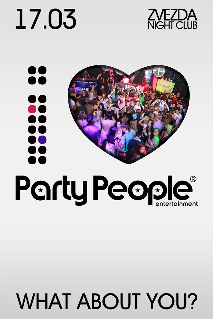 I LOVE PARTY PEOPLE!